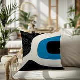Maida Abstract Reversible Indoor/Outdoor Square Pillow