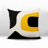 Maida Abstract Reversible Indoor/Outdoor Square Pillow