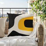 Maida Abstract Reversible Indoor/Outdoor Square Pillow
