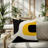 Maida Abstract Reversible Indoor/Outdoor Square Pillow