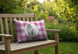 Maine Coon Cat Indoor/Outdoor Reversible Rectangular Pillow
