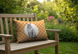 Maine Coon Cat Indoor/Outdoor Reversible Rectangular Pillow