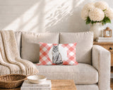 Maine Coon Cat Indoor/Outdoor Reversible Rectangular Pillow