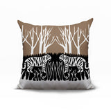 Maka Tiger Reversible Indoor/Outdoor Square Pillow