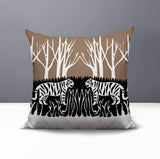 Maka Tiger Reversible Indoor/Outdoor Square Pillow
