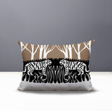 Maka Tiger Reversible Indoor/Outdoor Rectangle Pillow