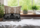 Maka Tiger Reversible Indoor/Outdoor Square Pillow