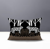 Maka Tiger Reversible Indoor/Outdoor Rectangle Pillow