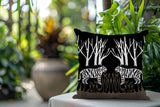 Maka Tiger Reversible Indoor/Outdoor Square Pillow