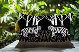 Maka Tiger Reversible Indoor/Outdoor Square Pillow