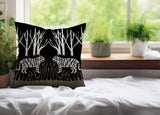 Maka Tiger Reversible Indoor/Outdoor Square Pillow