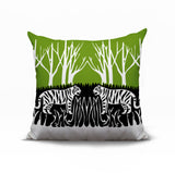 Maka Tiger Reversible Indoor/Outdoor Square Pillow