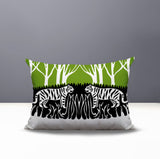 Maka Tiger Reversible Indoor/Outdoor Rectangle Pillow