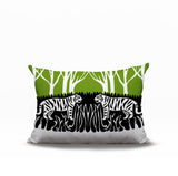 Maka Tiger Reversible Indoor/Outdoor Rectangle Pillow