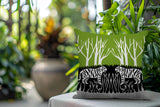 Maka Tiger Reversible Indoor/Outdoor Square Pillow