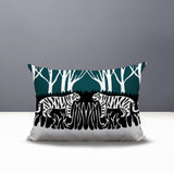 Maka Tiger Reversible Indoor/Outdoor Rectangle Pillow
