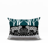 Maka Tiger Reversible Indoor/Outdoor Rectangle Pillow