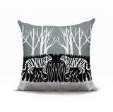 Maka Tiger Reversible Indoor/Outdoor Square Pillow