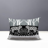 Maka Tiger Reversible Indoor/Outdoor Rectangle Pillow