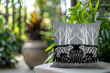 Maka Tiger Reversible Indoor/Outdoor Square Pillow