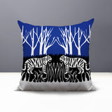 Maka Tiger Reversible Indoor/Outdoor Square Pillow