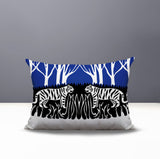Maka Tiger Reversible Indoor/Outdoor Rectangle Pillow