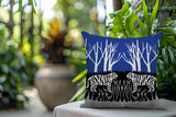 Maka Tiger Reversible Indoor/Outdoor Square Pillow