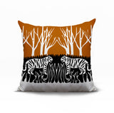 Maka Tiger Reversible Indoor/Outdoor Square Pillow