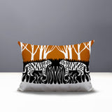 Maka Tiger Reversible Indoor/Outdoor Rectangle Pillow