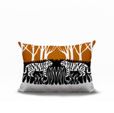 Maka Tiger Reversible Indoor/Outdoor Rectangle Pillow
