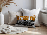 Maka Tiger Reversible Indoor/Outdoor Square Pillow