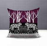 Maka Tiger Reversible Indoor/Outdoor Square Pillow