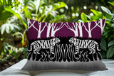 Maka Tiger Reversible Indoor/Outdoor Square Pillow