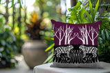 Maka Tiger Reversible Indoor/Outdoor Square Pillow