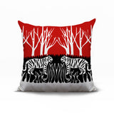 Maka Tiger Reversible Indoor/Outdoor Square Pillow