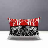 Maka Tiger Reversible Indoor/Outdoor Rectangle Pillow