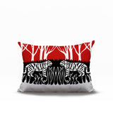 Maka Tiger Reversible Indoor/Outdoor Rectangle Pillow
