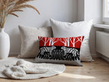 Maka Tiger Reversible Indoor/Outdoor Square Pillow
