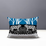 Maka Tiger Reversible Indoor/Outdoor Rectangle Pillow
