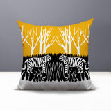 Maka Tiger Reversible Indoor/Outdoor Square Pillow