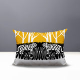 Maka Tiger Reversible Indoor/Outdoor Rectangle Pillow