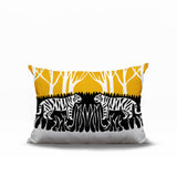 Maka Tiger Reversible Indoor/Outdoor Rectangle Pillow