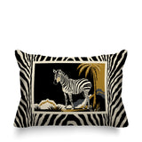 Malboro Zebra Print Reversible Indoor/Outdoor Rectangular Pillow