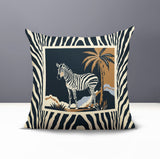 Malboro Zebra Print Reversible Indoor/Outdoor Square Pillow