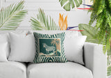 Malboro Zebra Print Reversible Indoor/Outdoor Square Pillow