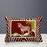 Malboro Zebra Print Reversible Indoor/Outdoor Rectangular Pillow