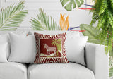 Malboro Zebra Print Reversible Indoor/Outdoor Rectangular Pillow
