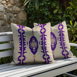 Malia 2 Sets Indoor/Outdoor Reversible Square Pillow