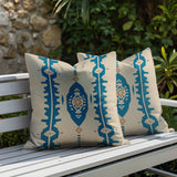 Malia 2 Sets Indoor/Outdoor Reversible Square Pillow