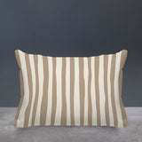 Malone Striped Spun Polyester Indoor/Outdoor Reversible Throw Pillow